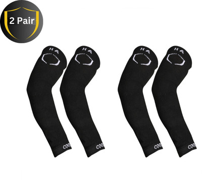 Homeistic Applience Cotton Arm Sleeve For Men & Women(Free, Black)