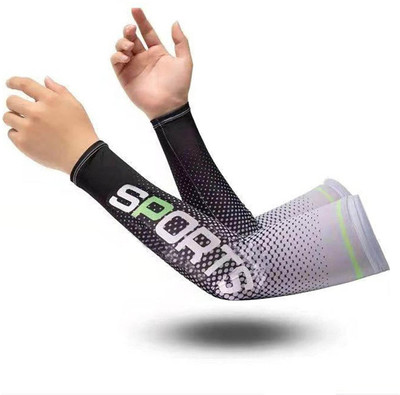 Bizarro.in Nylon Arm Sleeve For Boys & Girls With Tattoo(Free, Grey)