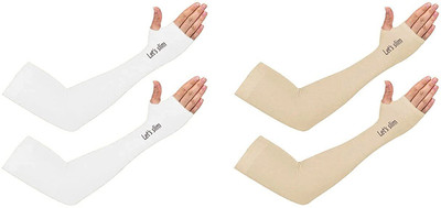 Vikans Fashion Polyester Arm Sleeve For Men & Women(Free, Multicolor)