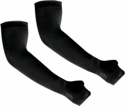 Liyana Collection Cotton, Nylon Arm Sleeve For Men & Women(Free, Black)