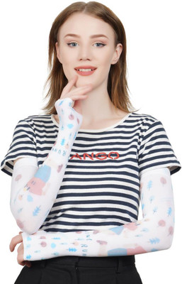 Bizarro.in Cotton Arm Sleeve For Boys & Girls With Tattoo(Free, White, Black)