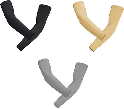 Bizarro.in Nylon, Polyester Arm Sleeve For Men & Women With Tattoo(Free, Black, Beige, Grey)