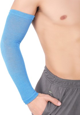 Kyk Polyester Arm Sleeve For Men & Women(Free, Blue)