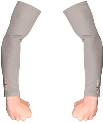 ALLEXTREME Polyester Arm Sleeve For Men & Women(Free, Grey)