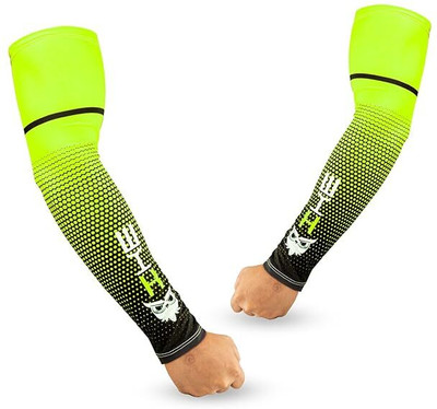 BAD OWL Nylon, Polyester Arm Sleeve For Men & Women With Tattoo(Free, Green)
