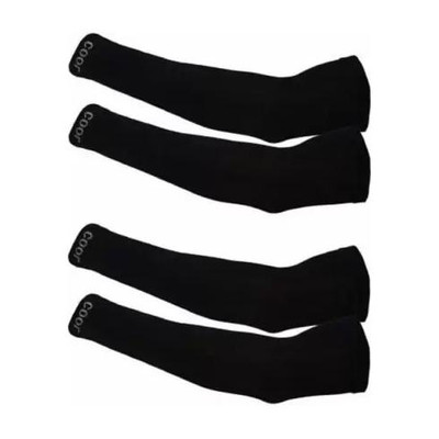 FATON Cotton Arm Sleeve For Men(Free, Black)