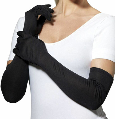 Yeahmom Cotton Arm Sleeve For Men & Women(Free, Black)