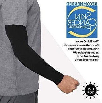 JusAwesm Polyester Arm Sleeve For Boys & Girls(S, Black)