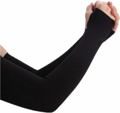 RBSOCK Polyresin Arm Sleeve For Men(Free, Black)