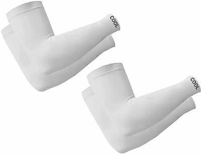 xoalt Cotton Arm Sleeve For Men & Women(Free, White, Blue)