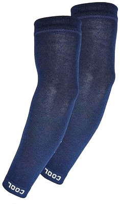 xoalt Cotton Arm Sleeve For Boys & Girls(Free, Navy Blue)
