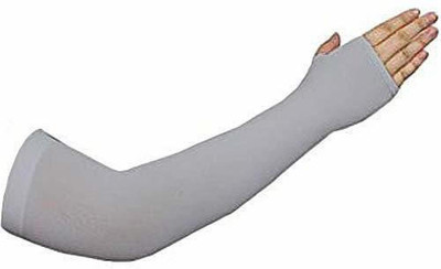 Aadikart Nylon Arm Sleeve For Men & Women(M, Grey)