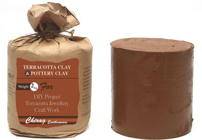 Chirag Enterprise teracota-2kg Art Clay(2 kg)