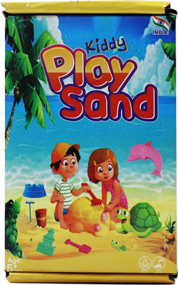 Rabbit Play Kinetic Sand (Brown), Kiddy Active Non-Toxic Sand for Kids' Creative Play Art Clay(450 g)