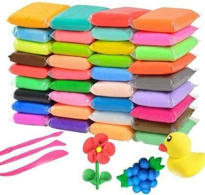 YBN Clay Set with Tools MultiColor DIY Ultra Light Modelling Bouncing Clay (36 Clay) Art Clay(350 g)