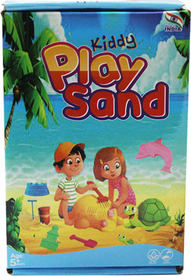Rabbit Play Kinetic Sand (Blue), Kiddy Active Non-Toxic Sand for Kids' Creative Play Art Clay(450 g)