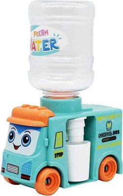 AMB Kids Latest Mini Bus Water Dispenser with 12 Cotton Clay Toy (Pack of 1) Art Clay(200 g)