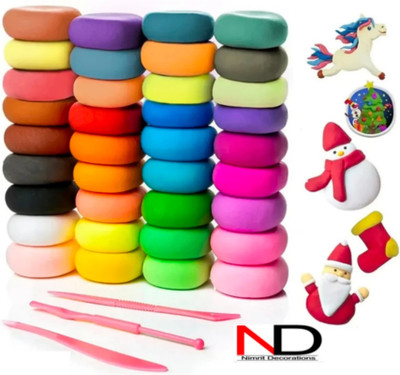 ghorela Air Dry Clay For Kids Modelling Bouncing Clay With Tools For Kids Art Clay(12 g)