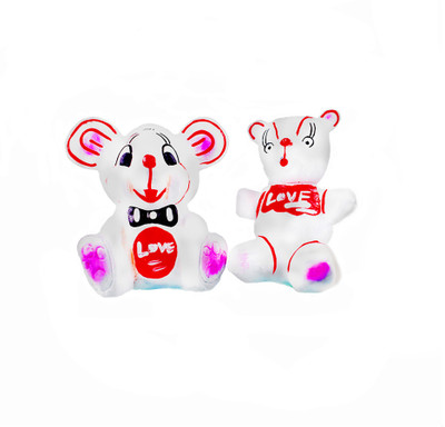 ATNAYAJ Handmade Teddy Bear Clay Modelling for Kids/Decoration/Gift Items (Pack of 2) Art Clay(0.5 g)