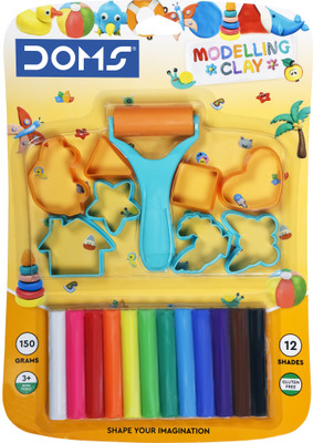 DOMS Modelling (12 Shades) Art Clay(150 g)