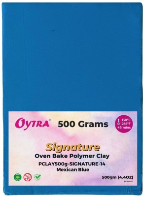 OYTRA Polymer Clay Oven Bake Clay for Figurine Canes Making Jewellery Mexican Blue 14 Art Clay(500 g)