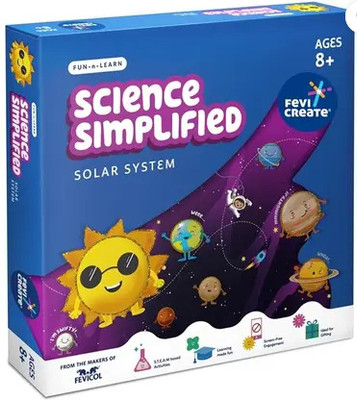 Fevicreate Make Your Solar System DIY Kit Art Clay(0.5 kg)