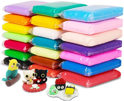 Eclet (Pack of 12) Air Dry Clay,Colorful Children Soft Clay,Creative Art Crafts-y Art Clay(100 g)