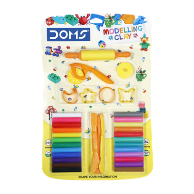DOMS Modelling (24 Shades) Art Clay(300 g)