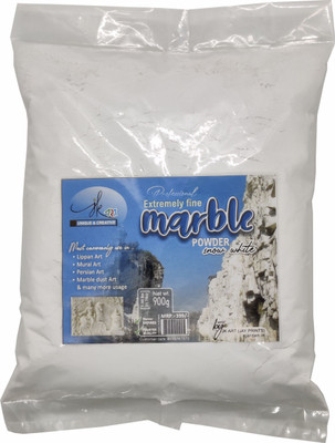 JK Art 900g White Marble Powder/dust Art Clay(900 g)