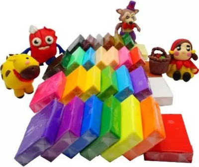 Eclet Colorful DIY Non Toxic Super Light Air Dry Modeling Clay For Kids (12 Units)A41 Art Clay(12 g)