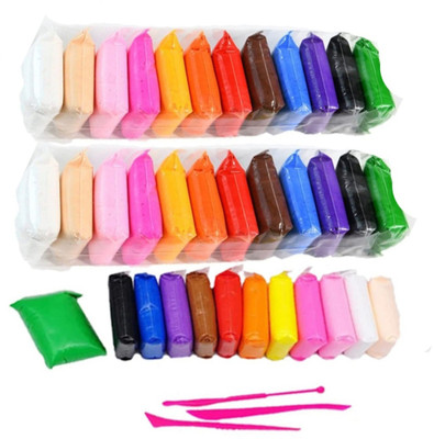 Pehrovin Set of 36 packets of colourful ultralight air dry soft clay with carving tools Art Clay(300 g)