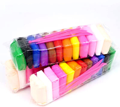 Sloies Air Dry Clay Super DIY Clay for Model Air Dry Clay Fun Toy Gift for Kids Art Clay(1 g)