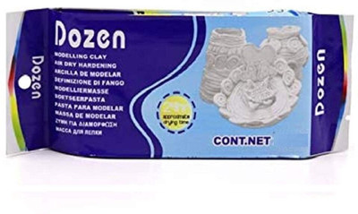 KIRA Dozen Natural Air-Dry Modeling Clay for All-Purpose Sculpting, Hand Modeling Art Clay(500 g)