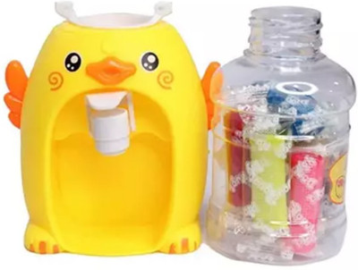 HOTTOYS Small Cute Multicolor Duck Water Dispenser with Multicolor Clay Art Clay(0.2 kg)