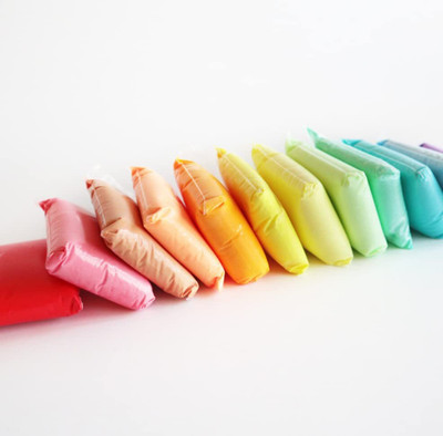Eclet Colorful DIY Non Toxic Super Light Air Dry Modeling Clay For Kids (12 Units)A174 Art Clay(12 g)