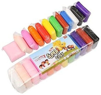 Quenchua super clay set of 12 colours with tools Art Clay(120 g)