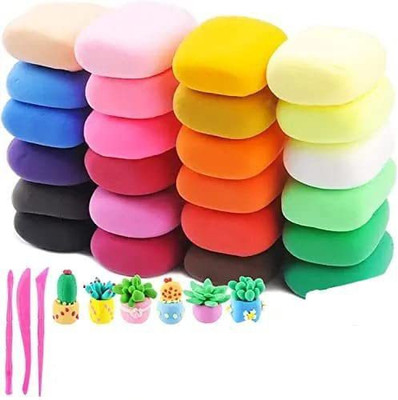 Ciconia Colorful Kids Ultra Light Modeling Bouncing Clay(Pack of 36 pcs) Air Dry Clay Art Clay(300 g)