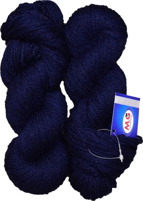 M.G Enterprise Rabit Excel Navy (300 gm) Wool Hank Hand knitting wool / Art Craft soft fingering crochet hook yarn, needle knitting yarn thread dye O PB