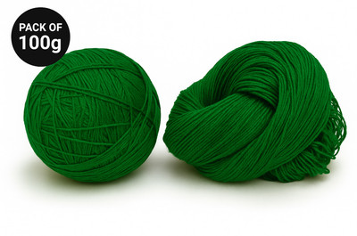 AkashPackaging Vardhaman Premium Acrylic Wool Yarn 100 gm – Soft Knitting & Craft Wool (Green)