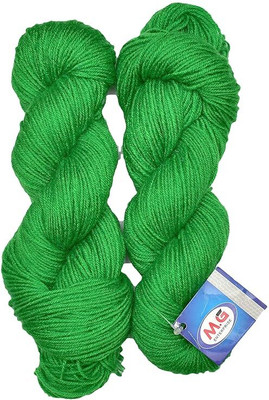 M.G Enterprise Vardhman Brilon Parrot Wool Hank Hand knitting wool thread dyed