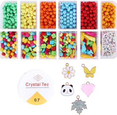 ambitieux 12 8no beads with charms