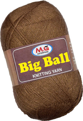 M.G Enterprise Bigboss Choclate Brown 600 gms Wool Ball Hand knitting wool- Art-AAH