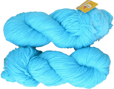 M.G Enterprise Vardhman Rabit Excel Sky Blue (300 gm) Wool Hank Hand knitting wool