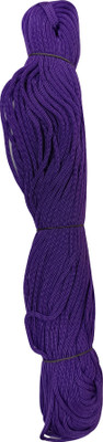 Beadsnpearls Purple Nylon Knot Macrame Thread, Braided Cord for DIY Craft Size -25 Meter,3mm