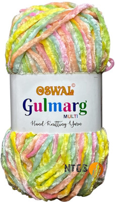 NTGS Gulmarg Multi Hand Knitting Yarn (Multi Shade No. 13, 200 Grams)