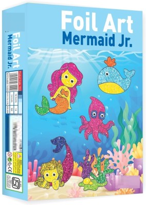 zokato Foil Art Mermaid Jr Diy Foil Activity Art Kit