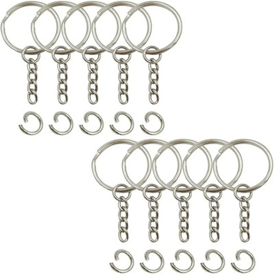 ADW CRAFT'S 50-pcs Keychain Rings