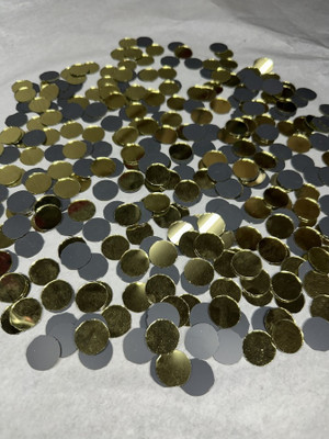 arteneer Round shape golden mirror-20 mm size- 100cs