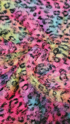 yo comfort Polyester Animal Print Multipurpose Running Fabric
