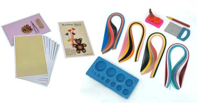 KRAFTMASTERS Complete Quilling Paper Set with Strips All Necessary Tools for Advanced (BIG)